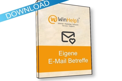 WinHelp® Modul - Eigene E-Mail Betreffe