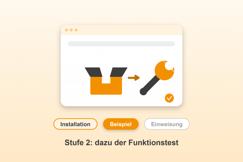 Modul installieren lassen mit Funktionstest für Gambio: Stufe 2: dazu der Funktionstest