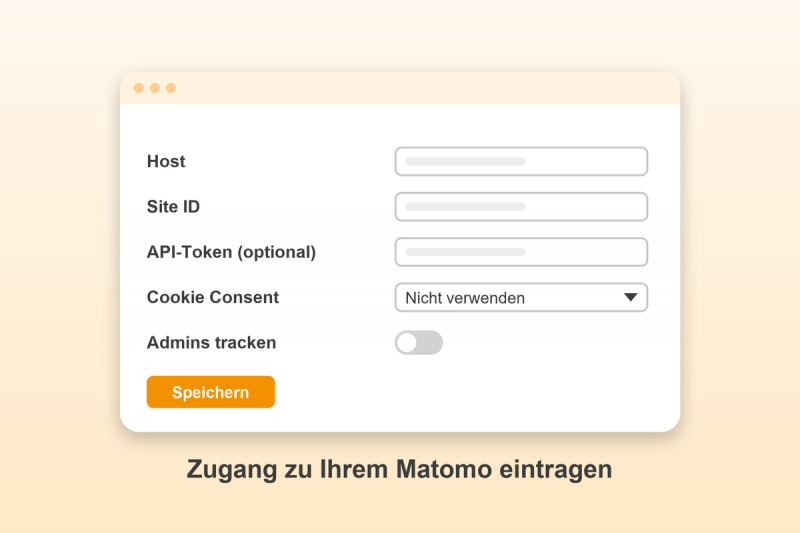 Preview: Matomo Webanalyse für Gambio: Zugang zu Ihrem Matomo eintragen