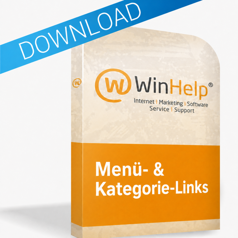 WinHelp® Modul - Menü und Kategorie Links