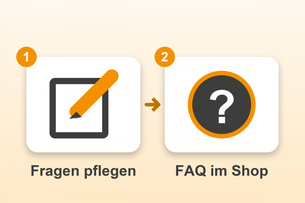 FAQ-Seite für Gambio in zwei Schritten: Fragen pflegen, FAQ im Shop