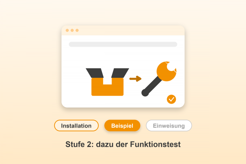 Modul installieren lassen mit Funktionstest für Gambio: Stufe 2: dazu der Funktionstest