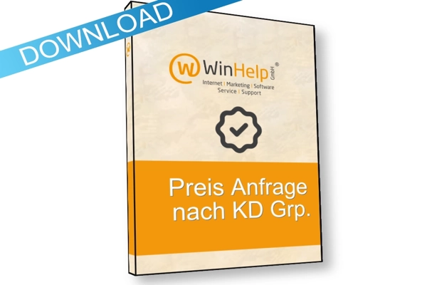 WinHelp® Modul - Preis Anfrage nach KD Gruppe